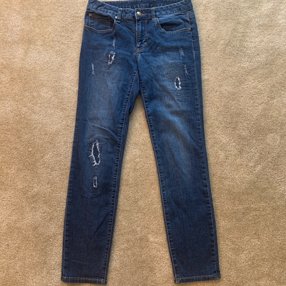 Distressed Skinny Jeans